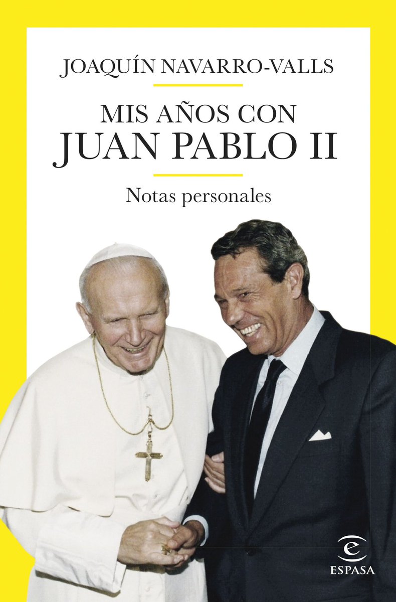 Giovanni Paolo II visto da vicino da chi lo ha conosciuto per davvero. <a href="/Planetadelibros/">PlanetadeLibros</a> pubblica le memorie personali di Joaquín Navarro-Valls, a cinque anni dalla morte del portavoce del Papa Santo che ha cambiato la storia del XX secolo. planetadelibros.com/libro-mis-anos…