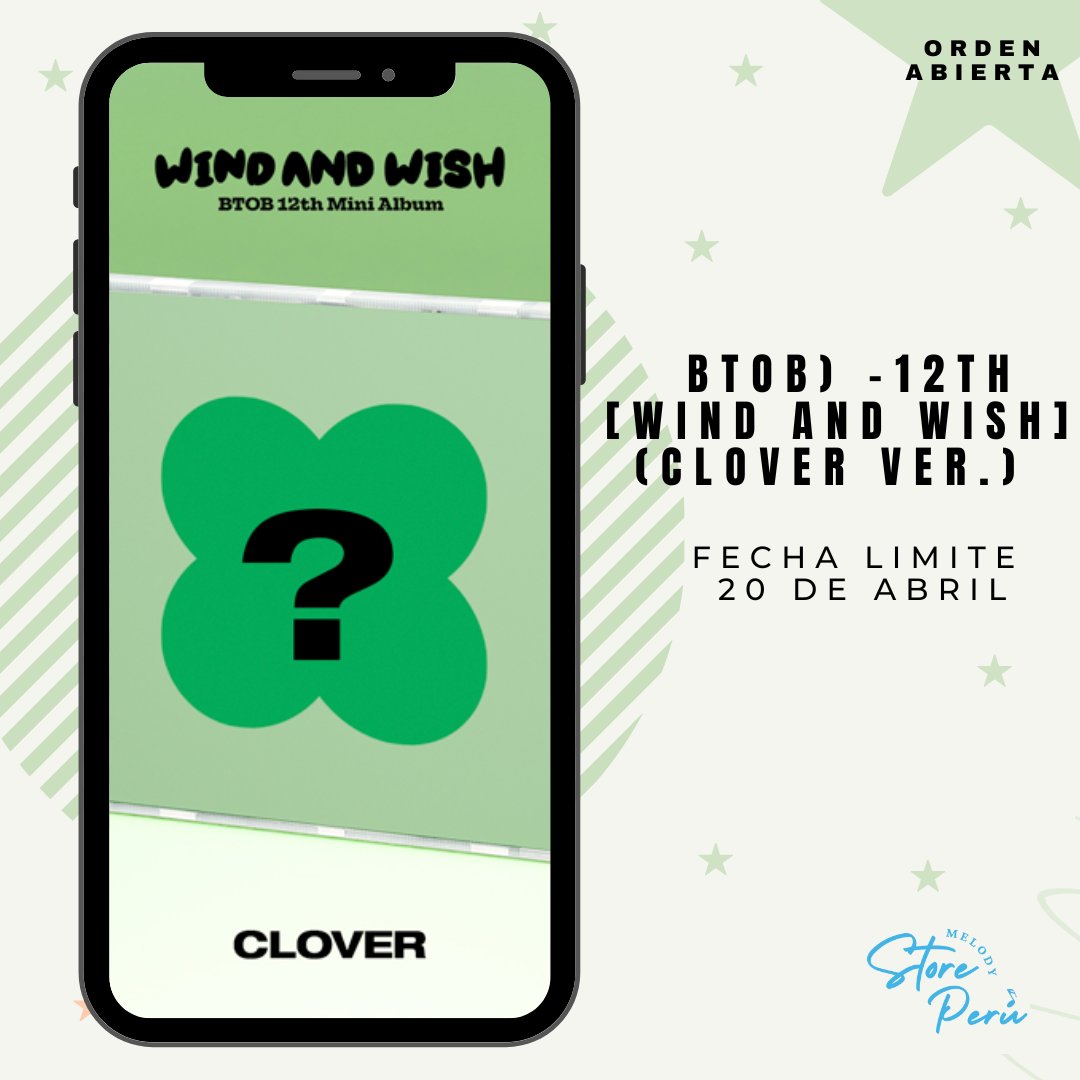 BTOBPERUOff's tweet photo. [🚨] GO PEDIDO MASIVO《 BTOB 12th Mini Album - Wind and Wish》

Melodys &amp; melodude, anunciamos que ya hemos abierto el pedido para apoyar el regreso de nuestros chicos 🙌 

MAYOR INFO
-> https://t.co/TKBooTOecK https://t.co/FbyyWg0QAQ