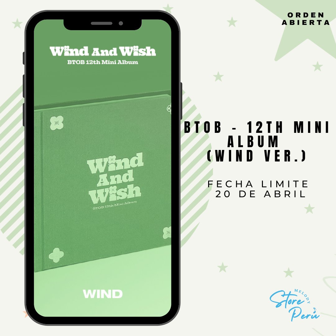 BTOBPERUOff's tweet photo. [🚨] GO PEDIDO MASIVO《 BTOB 12th Mini Album - Wind and Wish》

Melodys &amp; melodude, anunciamos que ya hemos abierto el pedido para apoyar el regreso de nuestros chicos 🙌 

MAYOR INFO
-> https://t.co/TKBooTOecK https://t.co/FbyyWg0QAQ
