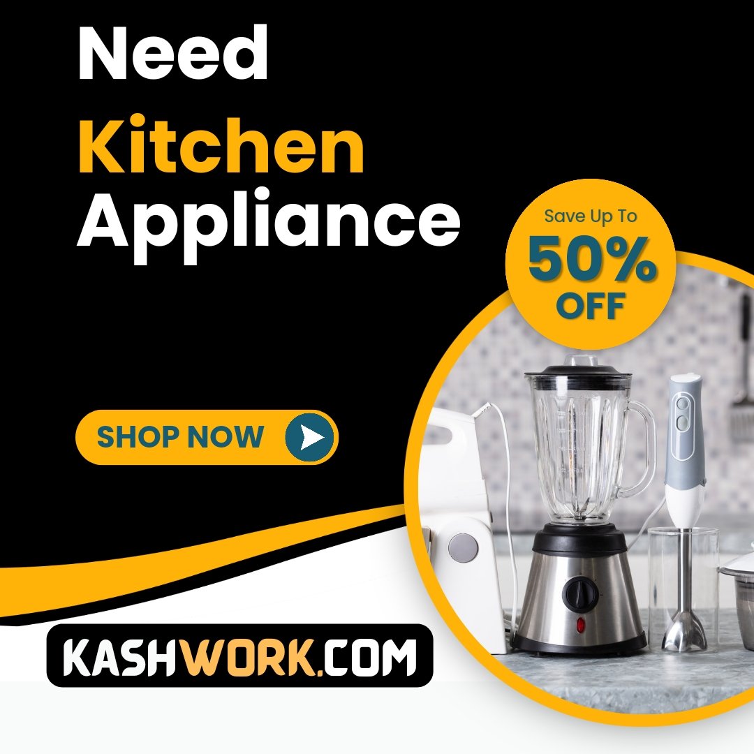 KashworkIndia's tweet photo. Need Kichen Appliance?
Just shop from all kitchen appliances with 50% off.

✅ Website: https://t.co/neTdK5eyZm
✅ Connect Us: @kashworkindia ,@KashWork

#kashworkofficial #kashwork #kashworkindia #kitchengadgets #kitchen #kitchendecor #kitchenappliance #appliances https://t.co/PJha3Gl2ZW