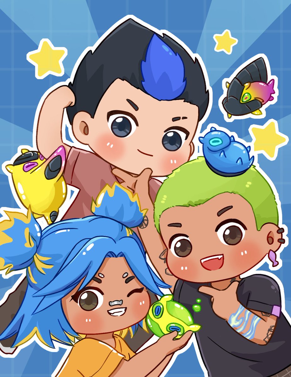 Nii_pu's tweet photo. Let's take a picture!
⚡️🦎👹📸✨
#Neon #Gekko #Yoru https://t.co/EA1AOihDVV