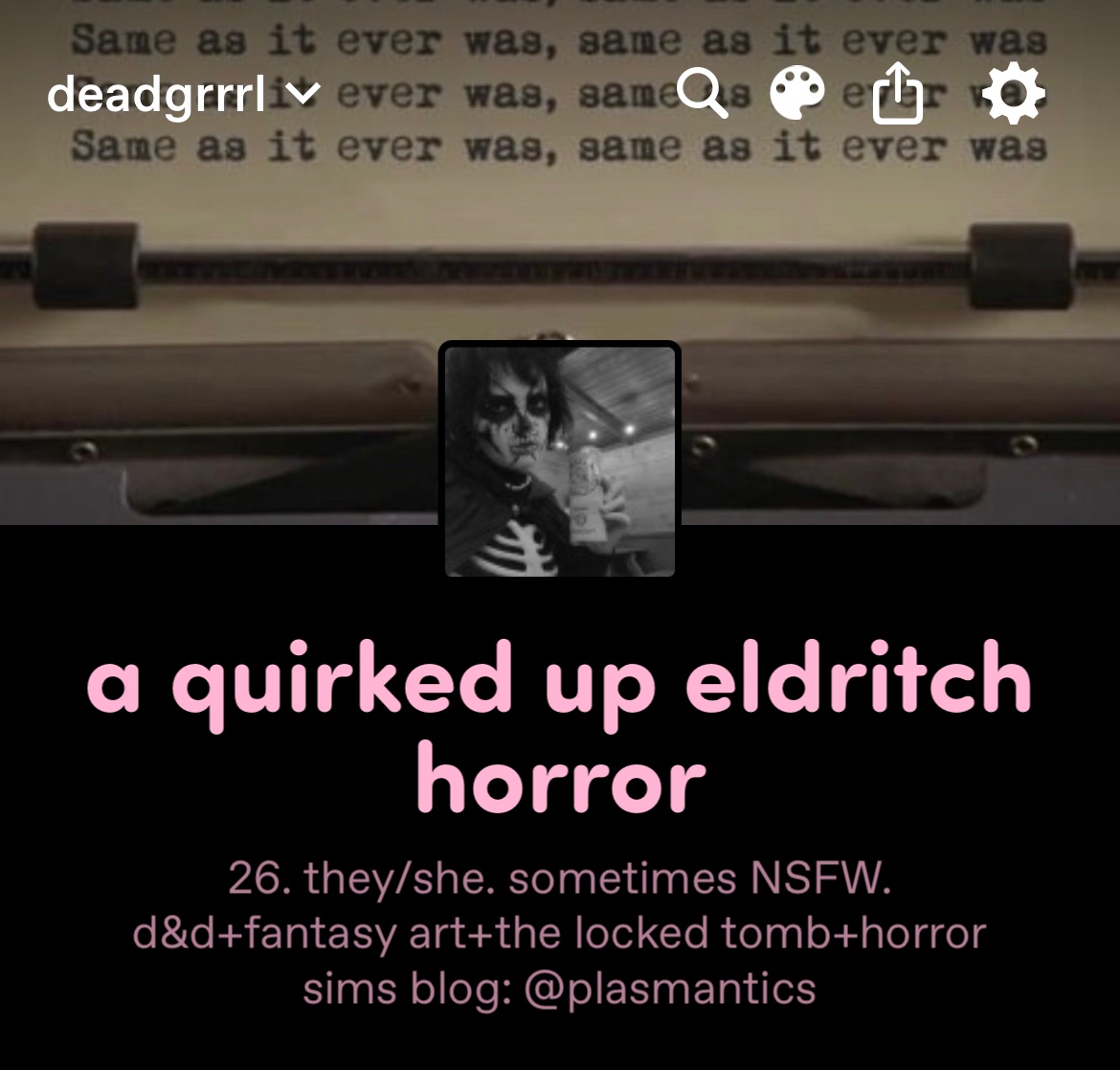 dead_grrrl's tweet photo. btw I’m mostly on tumblr these days. love to reblog my blorbos and whatever. join me. https://t.co/eno9TT3tG9
