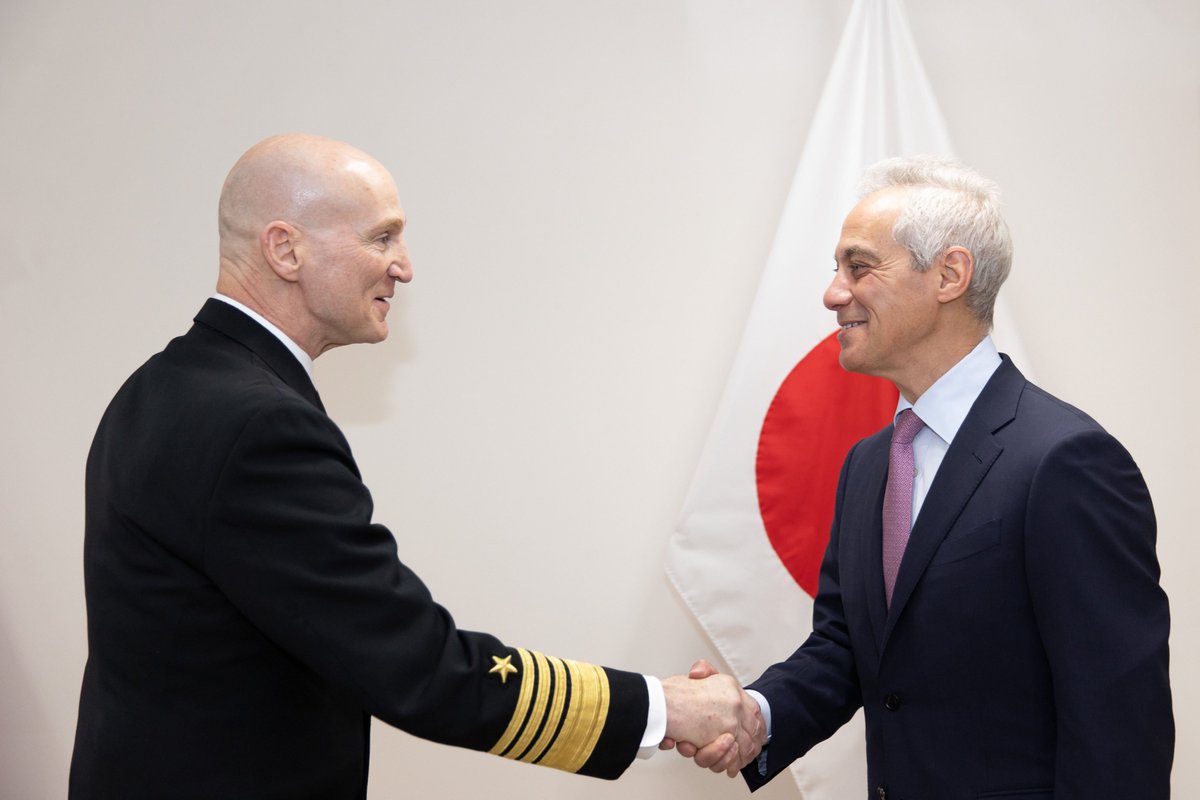 ラーム・エマニュエル駐日米国大使 on Twitter 