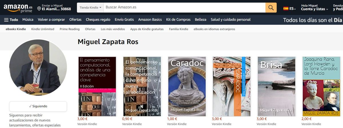 MZapataRos's tweet photo. Quien no lee es porque no quiere.
Nuevos precios de mis ebooks.
Para leer en el móvil y el portátil (laptop), con las facilidades de cortar, copiar, buscar y compartir texto e imágenes con la aplicación gratuita Kindle.
En septiembre sale #Caradoc nuevo.
https://t.co/XMiO222JXu https://t.co/R0urnJkRnG