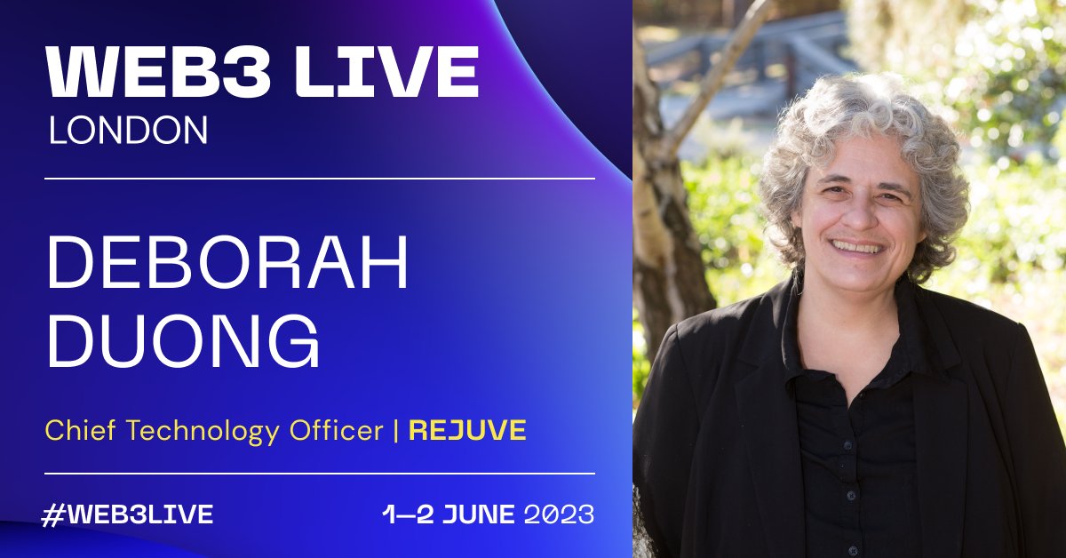 Rejuve_AI's tweet photo. π¨ #RejuveAI CTO Dr. Deborah Duong will be presenting at #Web3LiveLondon, discussing the innovative use of #blockchain and #AI in scientific research, and how social decentralized AI can help find scientific truth in a just society! #Web3 #GenerativeAI
https://t.co/oLz6USwsaF https://t.co/evOgVNvLqs