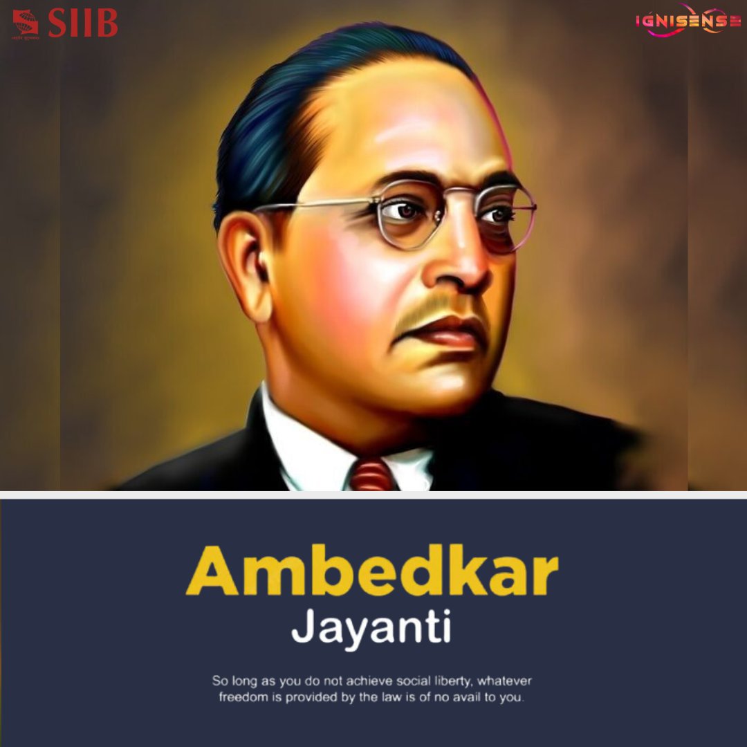 ignisense_siib's tweet photo. Honouring the man who gave India its Constitution and dedicated his life towards creating an equal world for us. A very happy Ambedkar Jayanti to you all!
#ambedkarjayanti #jaybhim #india #bhimarmy #jaibhim #ignisense #college #fest #event #symbiosis #siib #pune #hailigni https://t.co/EyRXTWG46S