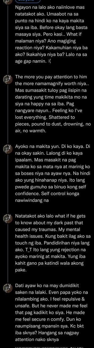 mhielle's tweet image. Dahil magiging messy ang feed pinagsama ko nalang sa isang tweet. Kaya I love tweeting eh. Nailalabas ko dito lahat. Helps me calm down, think clearly and act sensibly.
Yung araw araw mo kaaway yung emotional self mo para macontrol. 😜 #EmotionalDiscipline