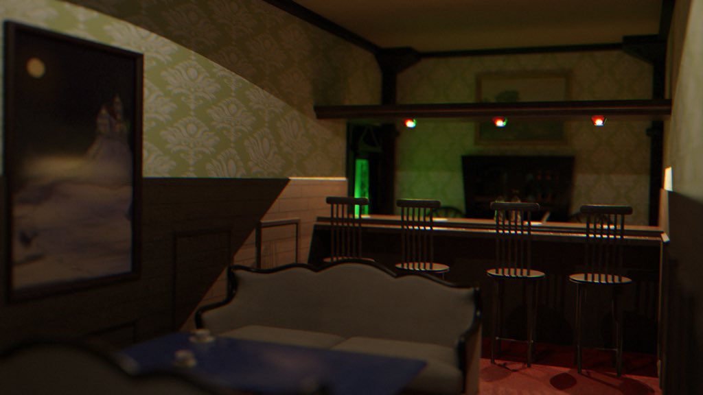 Reos3D's tweet photo. 小さな喫茶店 https://t.co/UUeTMUh5y3