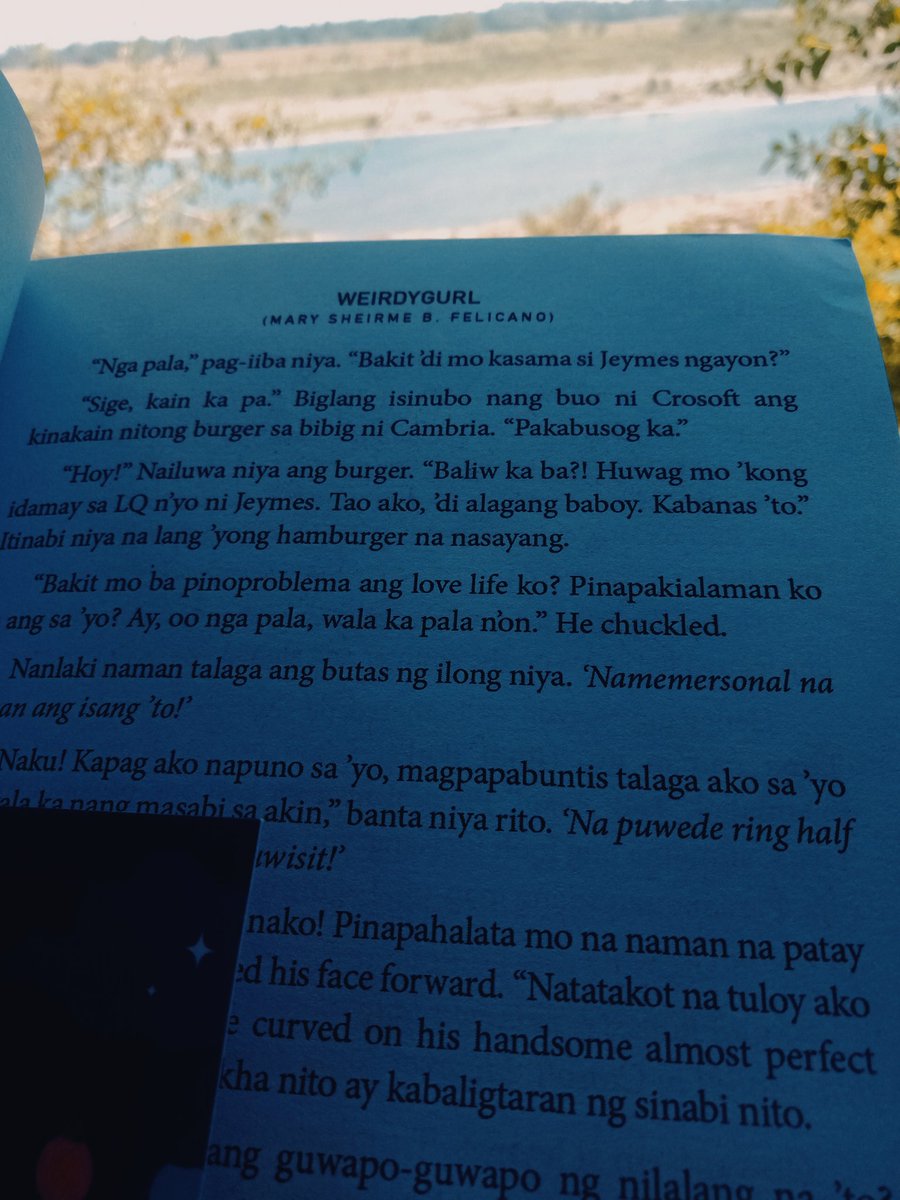 Hosepinahhh's tweet photo. Kababati lang may LQ na naman 😂
Cam huwag ka kasing bitter, marunong din naman kasi magmahal ang mga gaya ni Crosoft 🥺. Sa kabanatang ito pala yung mga binitiwan mong salita na nagkatotoo, Cam 😁

#MyCrosoft #WeirdyGurl #CamSoft https://t.co/HAJyp3Eq9y
