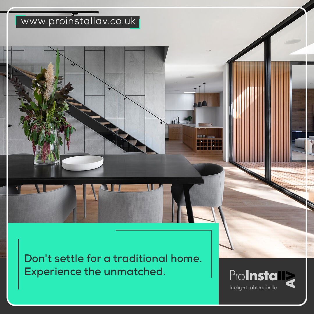 Don't settle for a traditional home. Experience the unmatched. Request a callback today and discover the future of living. proinstallav.co.uk/contact-us/ #HomeAutomation #SmartHome #Installers