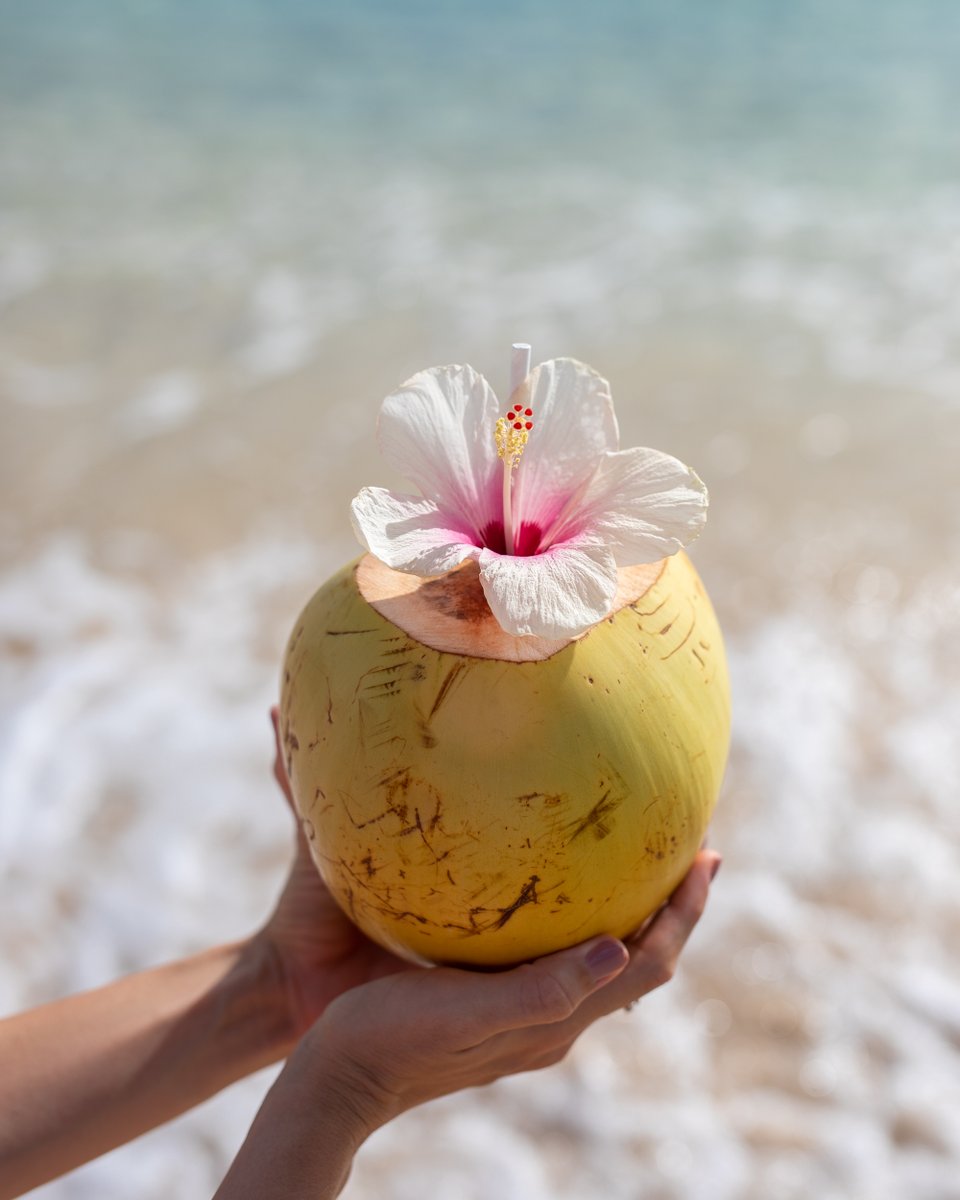 TheSandpiperBds's tweet photo. The first sip of the holiday 🥥🌺
We serve up fresh coconuts daily at Harold's... you literally can pick them off the tree and we open for you. It's as fresh as it gets 💙
#sandpiperbarbados #firstsip #freshcoconuts #holidaydrinks #luxuryhotel https://t.co/RoGSjWMUxB