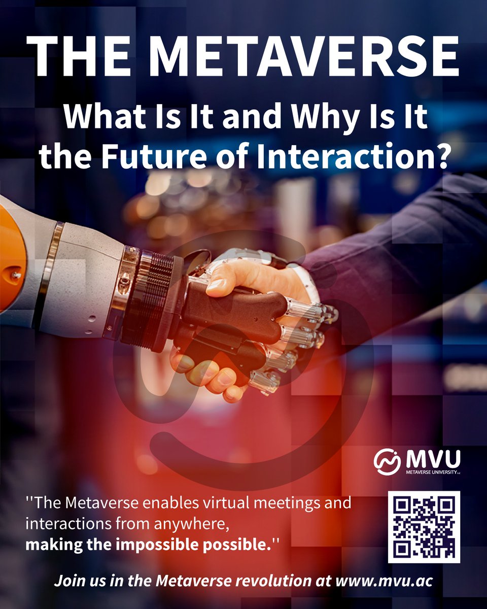 Discover the possibilities of the Metaverse with Metaverse University LLC, USA.

Visit mvu.ac today and discover how you can be part of the Metaverse revolution.

#MetaverseUniversity #VirtualReality #AugmentedReality  #FutureOfInteraction #OnlineEducation