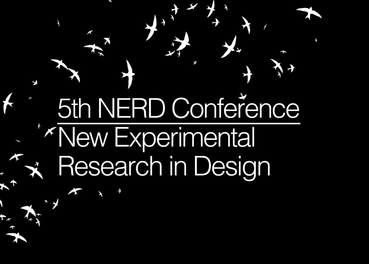 5th NERD Conference — 
New Experimental Research in Design (4th—5th May, Berlin)

The NERD conference discusses experimental design research projects across critical AI, decolonial design + human/nonhuman design, + the re/positioning of design research.
…-international-research-in-design.org
