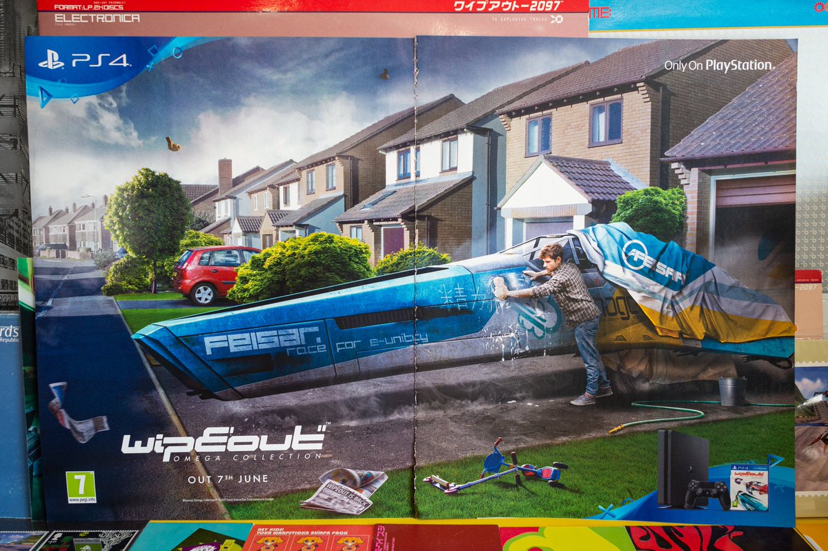 TazonHusky's tweet photo. Double page spread Wipeout Omega Collection advert taken from SFX Magazine (Summer 2017). Sadly split and just placed together for the photo

I absolutely love this image and have had it digitally for ages, but I enver realised it was an advert image that saw print! https://t.co/0IJPpGjVEp