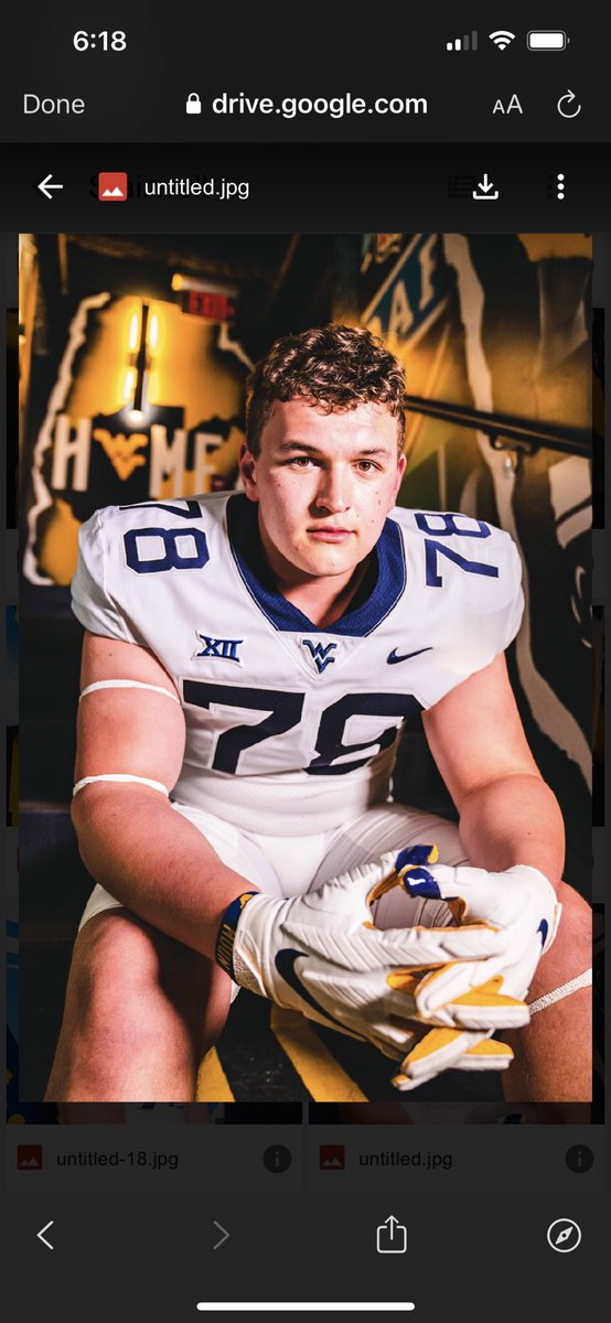 ARobsock's tweet photo. I had a fantastic visit @WVUfootball yesterday. Thank you @CoachMooreWVU and @NealBrown_WVU. Loved watching practice and getting to know the WVU staff &amp;  players. See you at the spring game. @EERSNATION @CoachDoc621 @CDRamsFootball @HunterWvu88bgn @Wolfley64 @TheSignalCaller https://t.co/9cdnCQUGuF