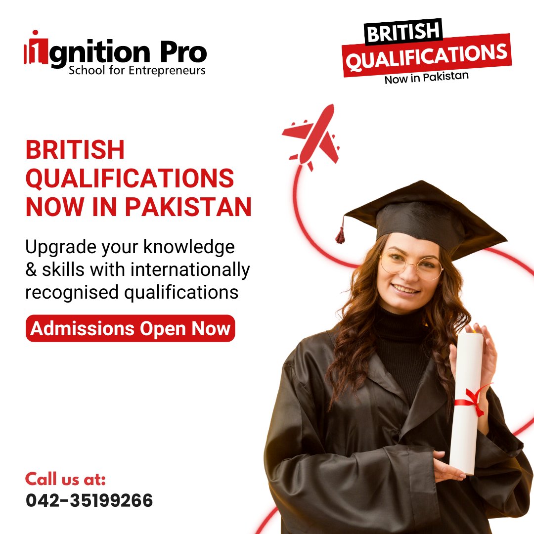 ignition_pro's tweet photo. British Qualifications now in Pakistan!!
Upgrade your skills with internationally recognised qualifications
Admissions Open: https://t.co/EqlqMsUxG3
#studyinuk #ukqualification #ignitionpro #careeradvancement #skillstraining https://t.co/8aLgE1mHJq
