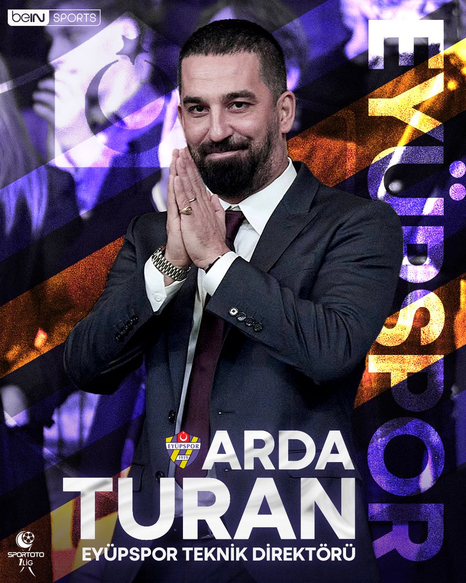 beIN SPORTS Türkiye on Twitter "🟣🟡 Arda Turan, Eyüpspor'un yeni teknik