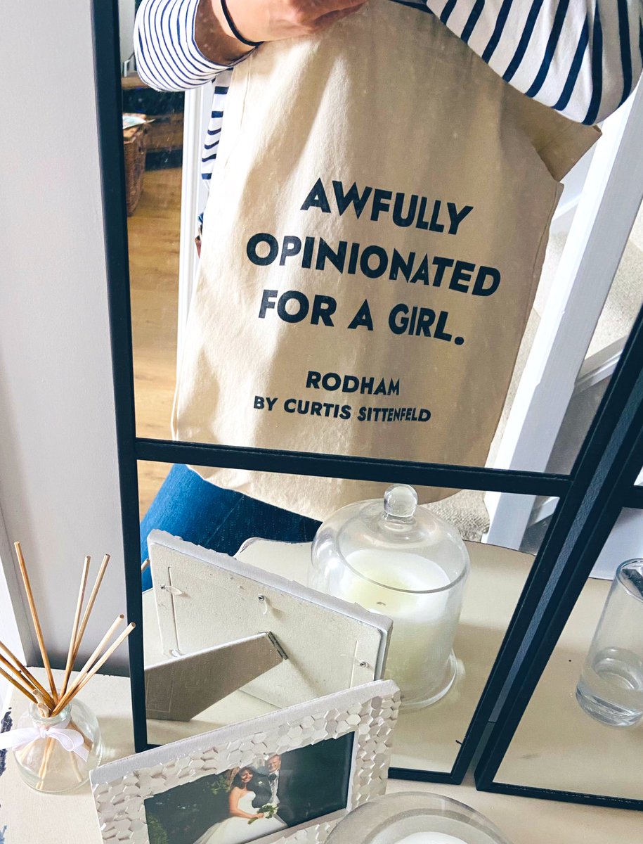 bookoffimreadin's tweet photo. Still my favourite tote from one of my first blog tours #Rodham by @csittenfeld and funnily enough I’m on my way out shopping for #RomanticComedy 😊💕
#BookTwitter #BookShop https://t.co/pg4ARPK7Ro