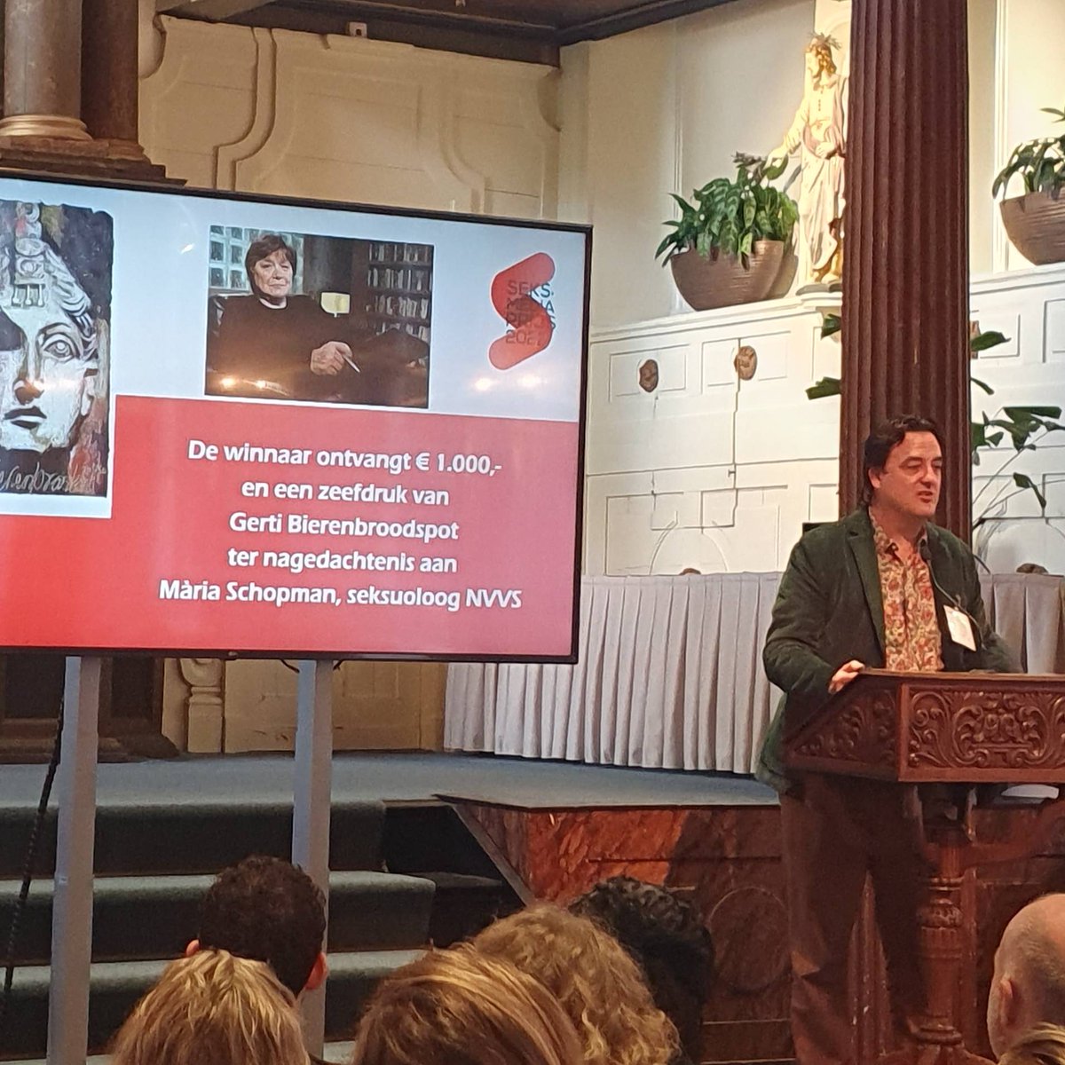 Yuri Ohlrichs aan het woord over de #NVVS Seks &amp; Media Prijs die vandaag voor de 13e keer wordt uitgereikt.  Wat een mooie inzendingen zijn er ontvangen. Veel dank daarvoor. Straks meer informatie over de winnaar van de SMP2022.