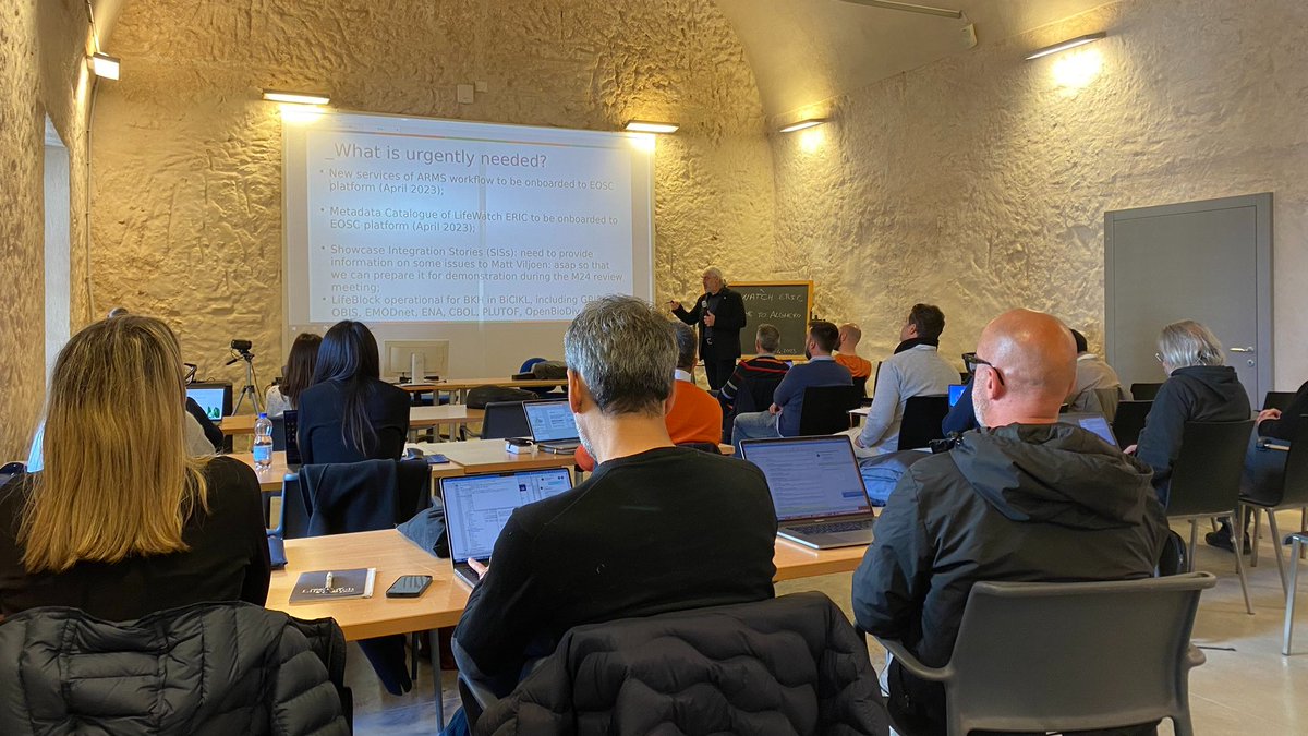 LifeWatchERIC's tweet photo. This week, LifeWatch ERIC Common Facilities gathered at @unissTweet in Alghero (Italy) for a technical meeting focusing on the ongoing activities and advancements foreseen by our strategic working plan for the period 2022–2026. 💡 
Read more ➡️ https://t.co/PleYdn3VHH #EU_RIs https://t.co/murlRJxVE1