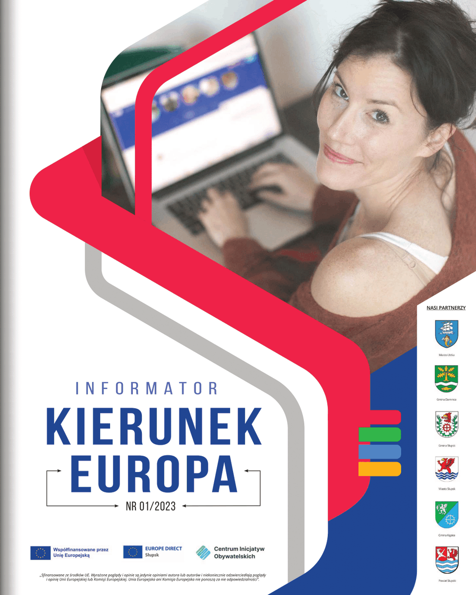EDSlupsk's tweet photo. 📢Już jest‼ Nowy informator "Kierunek Europa" 🗞
Zapraszamy do lektury 💙
⬇⬇⬇
PDF https://t.co/oQbTouil4c
#KierunekEuropa https://t.co/Ftc3LHqsr1