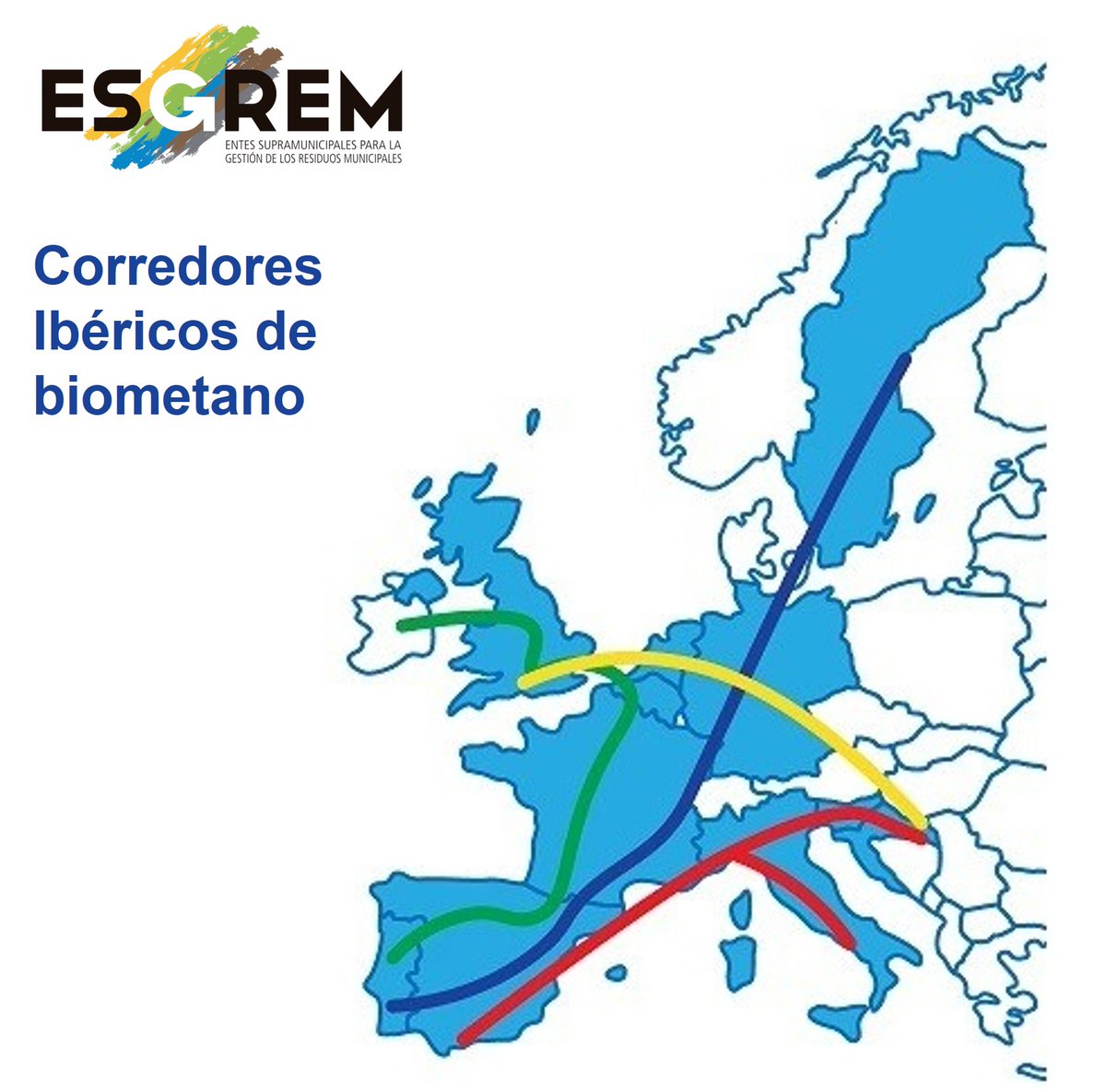 EsgremInfo's tweet photo. Los 𝐜𝐨𝐫𝐫𝐞𝐝𝐨𝐫𝐞𝐬 𝐢𝐛𝐞́𝐫𝐢𝐜𝐨𝐬 𝐝𝐞 𝐛𝐢𝐨𝐦𝐞𝐭𝐚𝐧𝐨 permiten que el transporte pesado transeuropeo por carretera pueda dar respuesta a las necesidades de descarbonización que se exige desde Europa.
#ESGREM #biometano #bluecorridor@EsgremInfo https://t.co/mAX1gebhr8