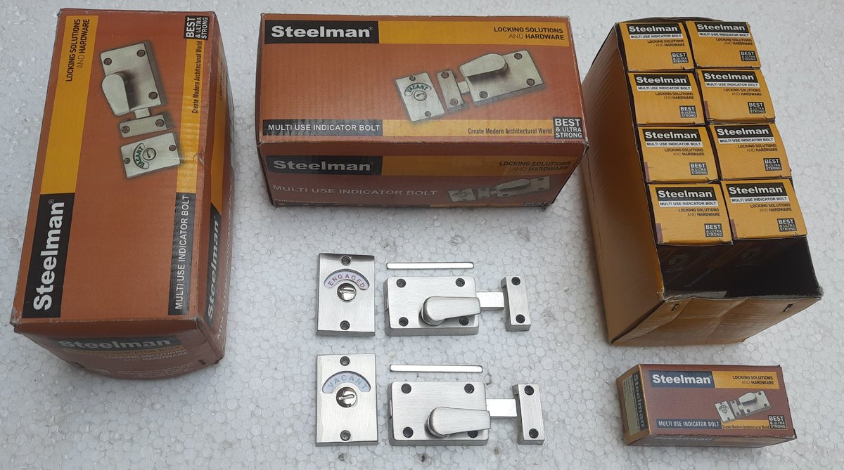 vj_ankit's tweet image. #bathlatch #latch #gatelatch #doorlatch #Indicatorlatch #Indicator #engagedvacantlatch #bathroomlock #doorlock #doorbolt #brentonbolt #padbolt #hardware #locks #builderhardware #handtool #fastners #steelmanindia #steelmanlocks #leverlatch #leverhandles #BOLT #lockhandles #lockers