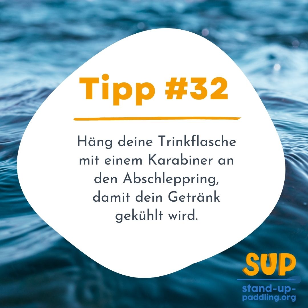 Nervt es dich, dass dein Getränk auf dem SUP Board warm wird?

Wir haben einen Tipp für dich! 🤓