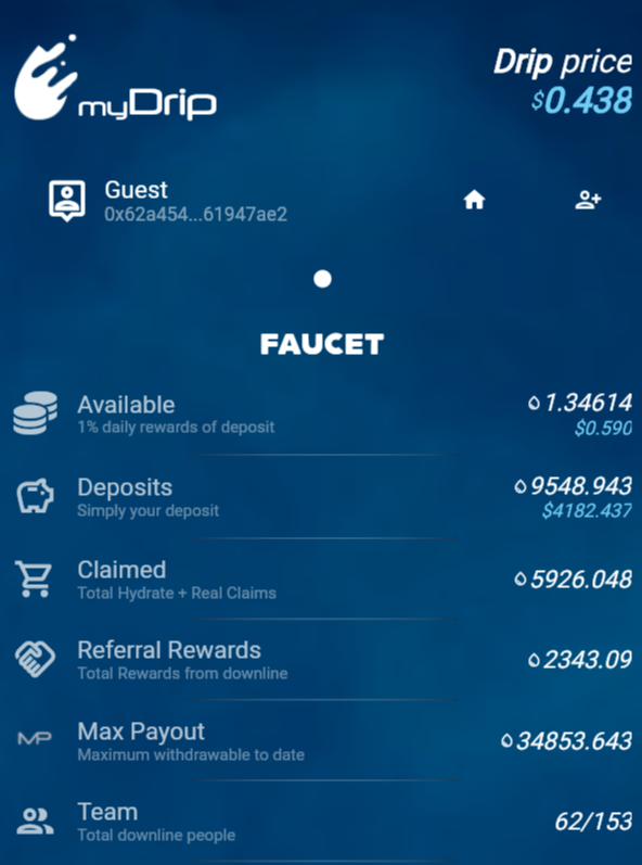 DeFi_Society_K's tweet photo. YOU CAN'T KEEP YOUR EYES OFF OF YOUR FAUCET DRIPPING 1% DAILY?!

CHECK OUT https://t.co/t7HQMrBgZC

THIS AMAZING APP ON MOBILE SHOWCASE YOUR FAUCET WITH ALL THE DATA YOU NEED &amp; WITHOUT CONNECTING YOUR WALLET

https://t.co/Cdmk9BXun1

@DRIPcommunity @F0r3x_Shark @animalfarmdefi https://t.co/HhSlhYoPms
