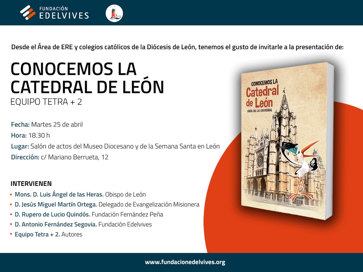 SOCIALESCFIELE1's tweet photo. Presentación del libro *Conocemos la Catedral de León"  una fantástica guía didáctica elaborada por TETRA+2 de @Relideleon
@CFIEdeLeon
@SOCIALESCFIELE1 https://t.co/Xh5uY26L1F