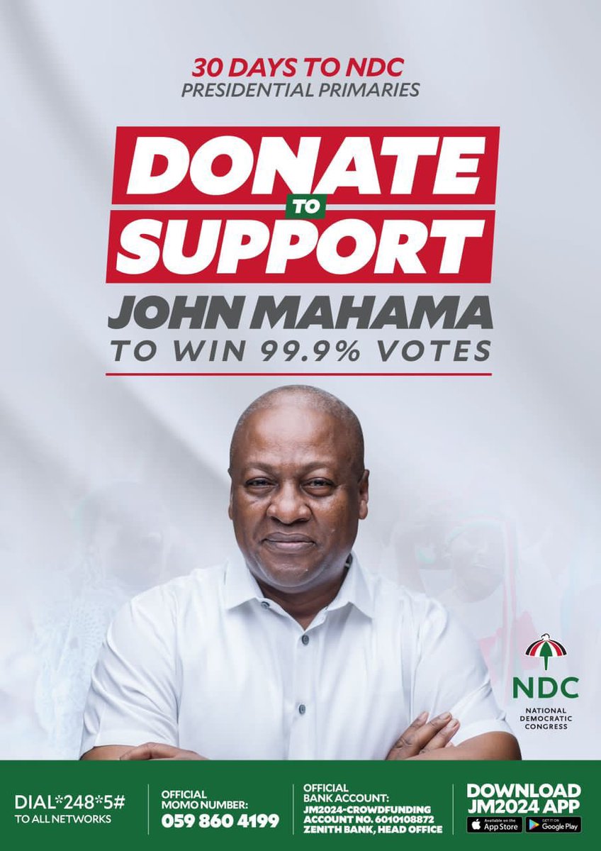 Elikem_official's tweet photo. Donate to support the John Mahama Campaign 

Dial *248*5#

#SupportJM https://t.co/MYU071Q23c