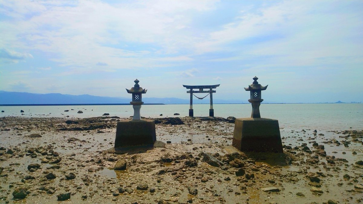海中鳥居の絶景 「永尾剱神社」熊本