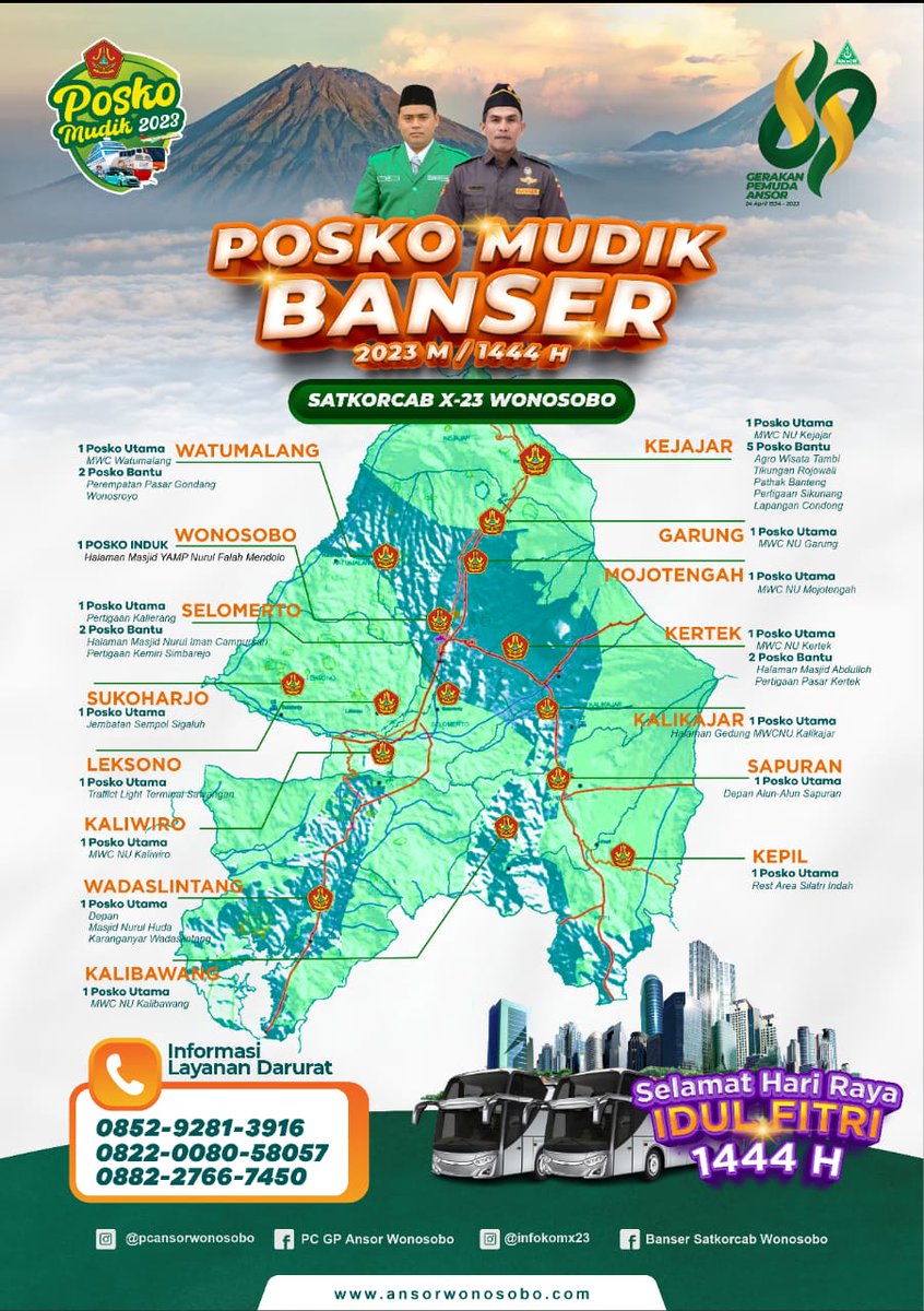 Ayo sahabat semua sujseskan PMAB ( posko mudik AnsorBanser) 2023, berikan yang terbaik untuk organisasi dan memberikan manfaat di masyarakat
Berkah selalu, aamiin...
<a href="/YahyaCStaquf/">Yahya Cholil Staquf</a>
<a href="/Ansor_Satu/">yaqut cholil qoumas</a> <a href="/adungarochman/">Adung A Rochman</a> <a href="/faisalsaimima/">FAISAL SAIMIMA</a> <a href="/erickthohir/">Erick Thohir</a> <a href="/addiems/">ADDIE MS</a>