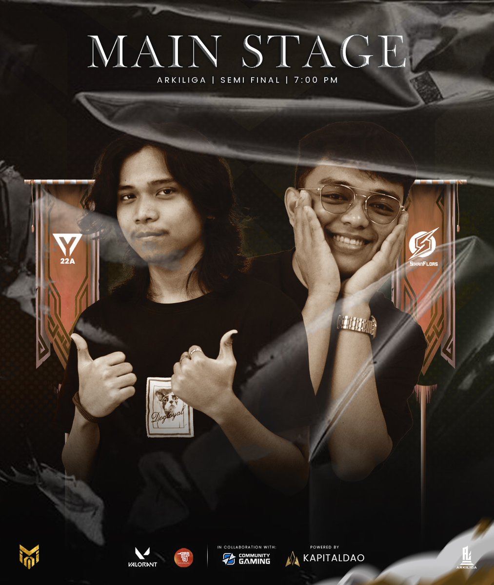 ValhallaGlobal's tweet photo. Don't miss out on the Arkiliga Main Stage #Valorant tonight! 🤩

We've got our favorites: team 22A or team SIKANFLORS? Guess which team will come out on top?

Come see for yourself! 👀

#ValhallaGlobal #esports #gameday #tournament https://t.co/53IkvpC7jl