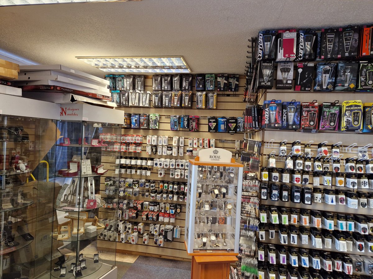 For anyone in and around central Scotland, please try and visit a shop called Watch and Clock in Alva, near Stirling, guy has a great selection of darts and accessories for all level of players, well worth a visit
61 Stirling Street
Alva
FK12 5ED