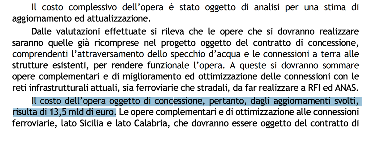 Solo due settimane fa Salvini diceva che il ponte sullo Stretto costa la metà del reddito di cittadinanza (circa 4,5 miliardi). Ora il governo Meloni dice nel DEF che il ponte costerà 13,5 miliardi di euro: il triplo di quanto detto dal ministro delle Infrastrutture.