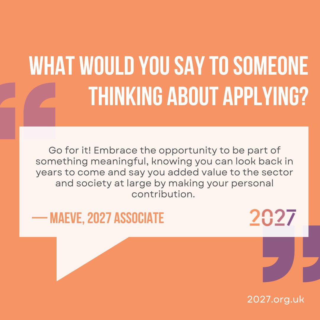 2027 Associates Programme tweet media