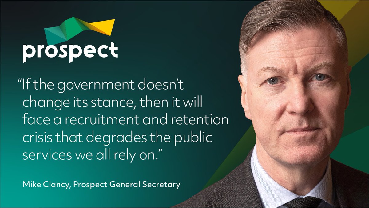 🚨 BREAKING: Prospect members in the public services sector will take further strike action on 10 May and 7 June. This industrial action follows the refusal of the government to enter negotiations to resolve the current pay and conditions dispute.