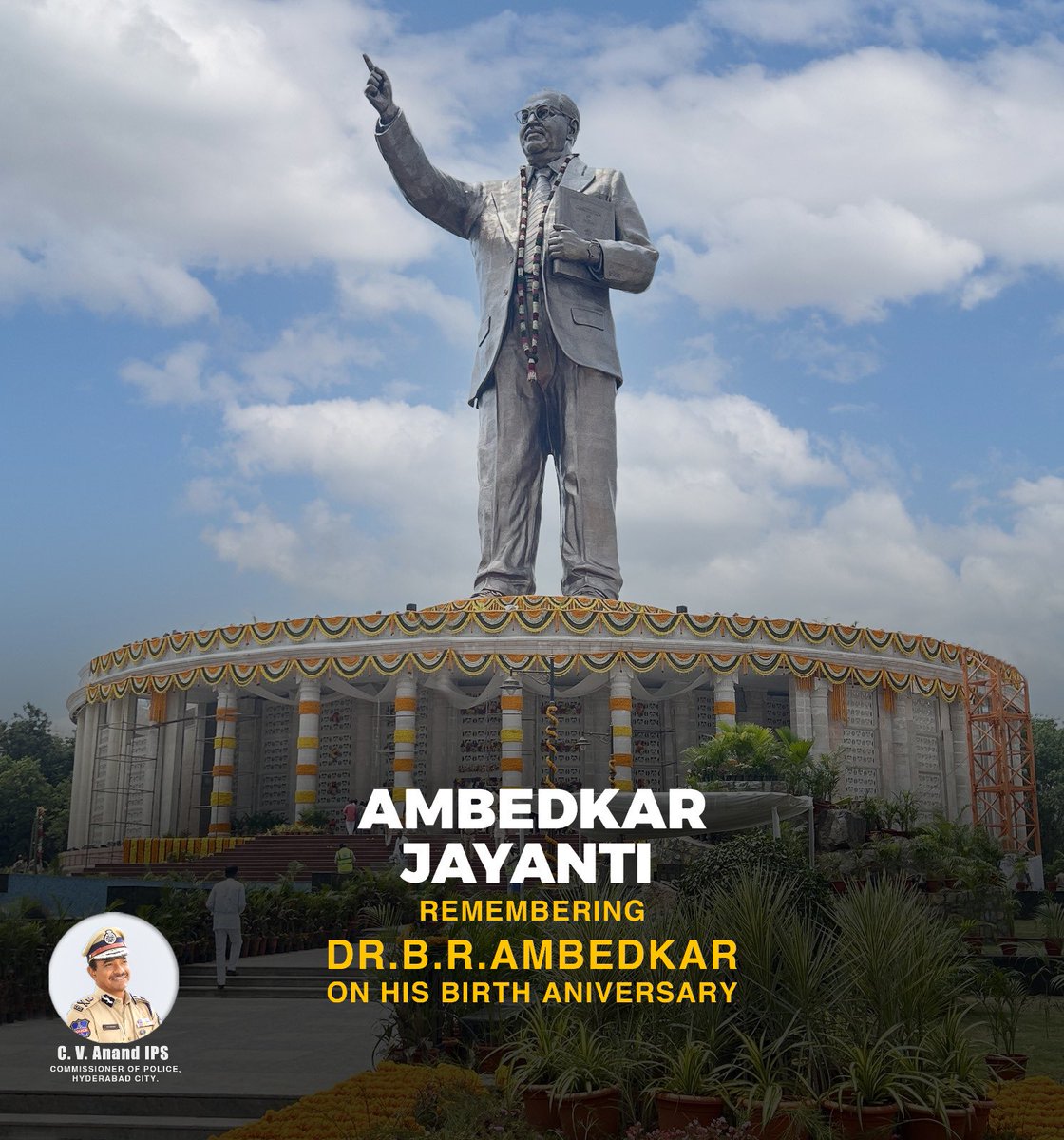 “I am proud of my country, India, for having a constitution that enshrines principles of democracy, freedom and secularism.”

On this auspicious occasion of Dr.B.R.Ambedkar's 132nd birth anniversary, Telangana celebrates  unveiling of his magnificent statue in Hyderabad.