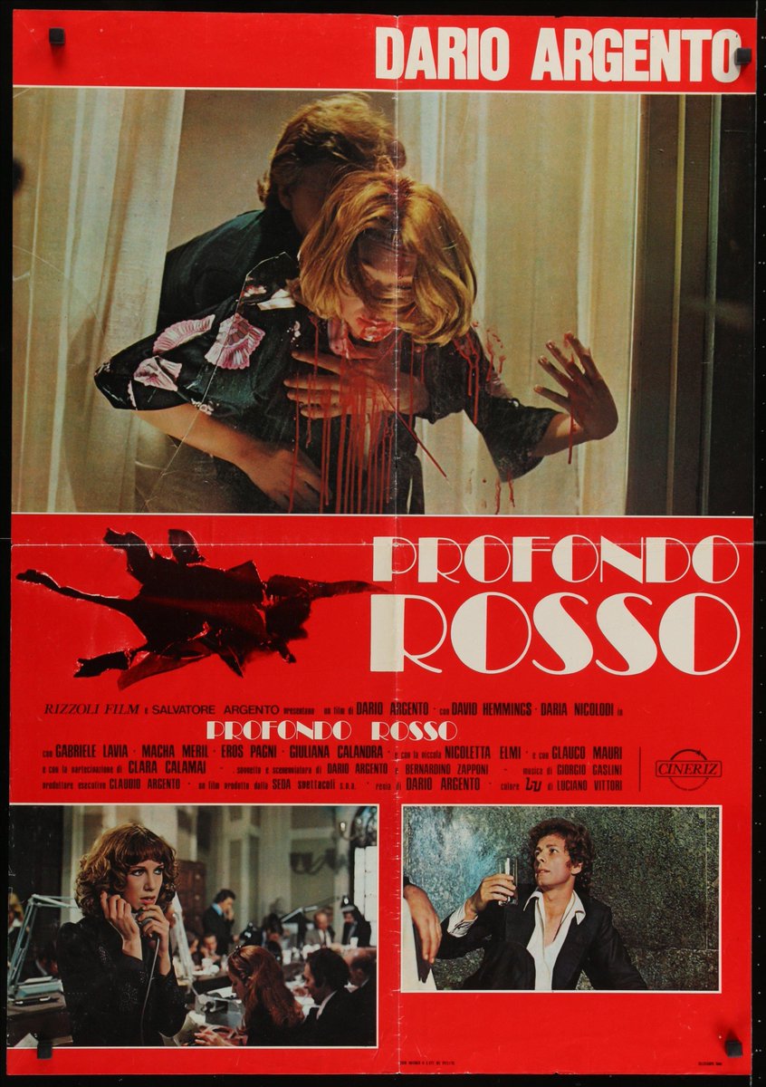 alucard8791's tweet photo. "profondo Rosso"
#deepred #darioargento #movie (1975) #behind detalles y curiosidades de la producción de uno de los #giallos más inquietantes paridos en los 70s por esta leyenda del cine del género. Abro hilo: https://t.co/TyRoW3B8xi