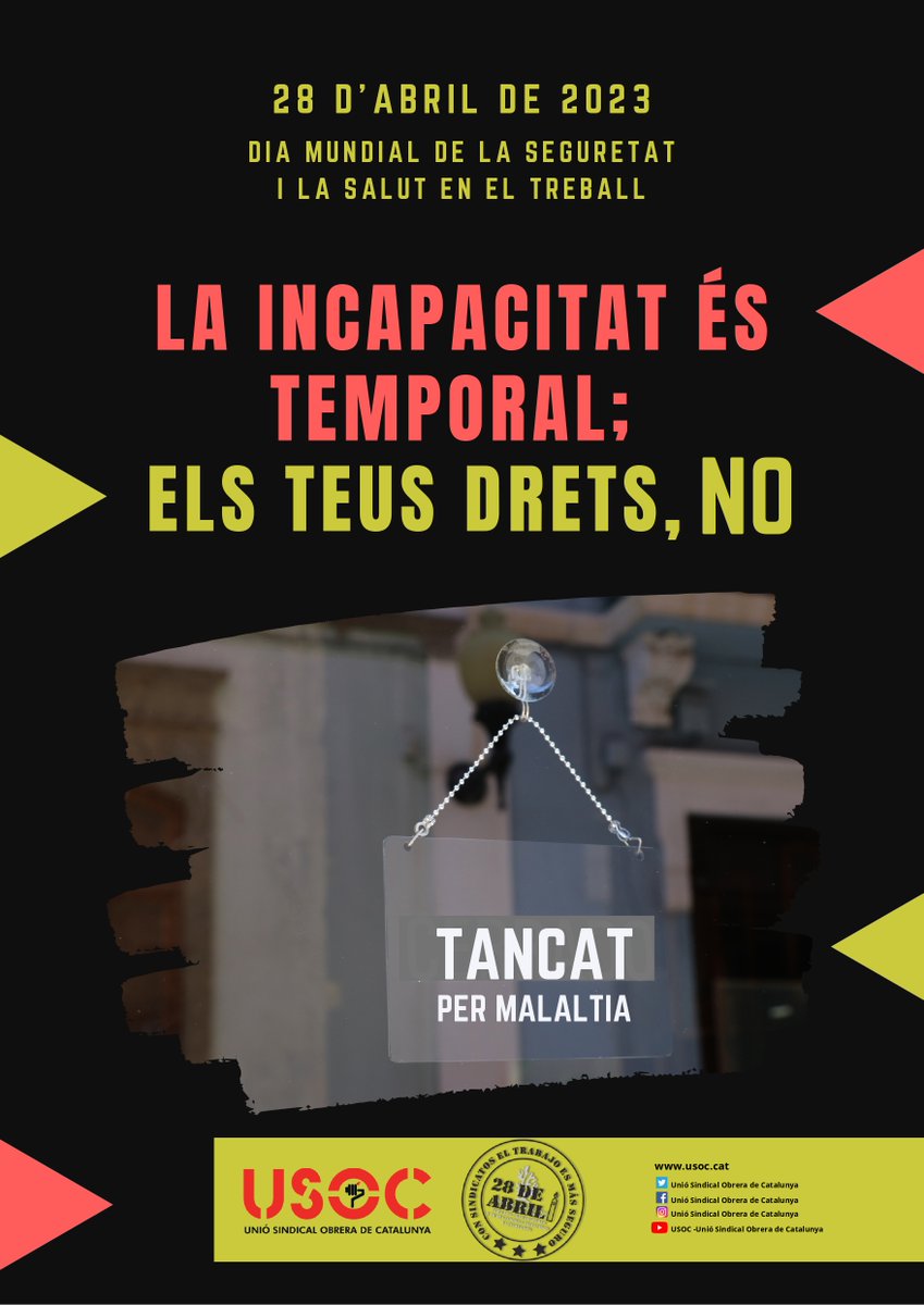 Unió Sindical Obrera de Catalunya tweet media