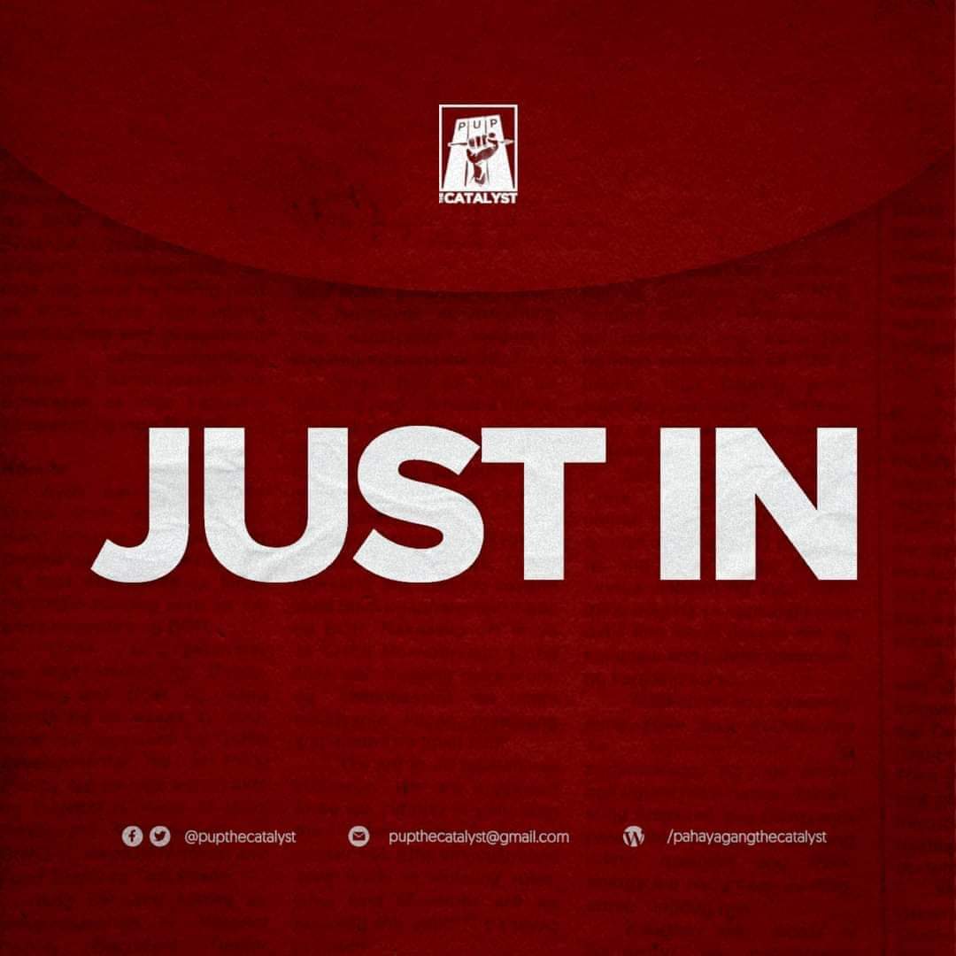 PUPTheCatalyst's tweet photo. JUST IN: Nagsumite ng request letter for dialogue sa PUP Administration ang PUP Sentral na Konseho ng Mag-aaral upang pag-usapan ang power outage sa Mabini Campus at linawin ang kumakalat na balitang pagsasawalang bisa ng PUP-DND Accord. https://t.co/b1RMlL1vpv