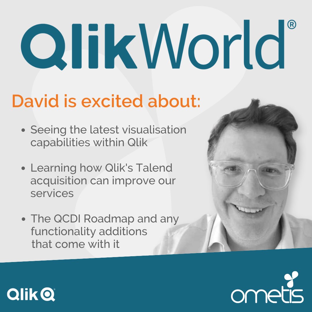 Only 3 more sleeps until #QlikWorld! Our Head of Solution Architecture, David Tomlins, can't wait to see new #visualisation capabilities within Qlik, because they're important tools for #dataliteracy and #datademocratization. #QlikWorld2023 #Qlik #data #businessintelligence