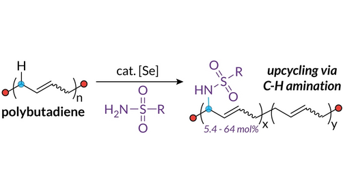 Upcycling of Polybutadiene Facilitated by Selenium-Mediated Allylic Amination (Matthew R. Golder and co-workers) @AurMatthew @golder_team @OtherMichaelLab @UWChemistry onlinelibrary.wiley.com/doi/10.1002/an…