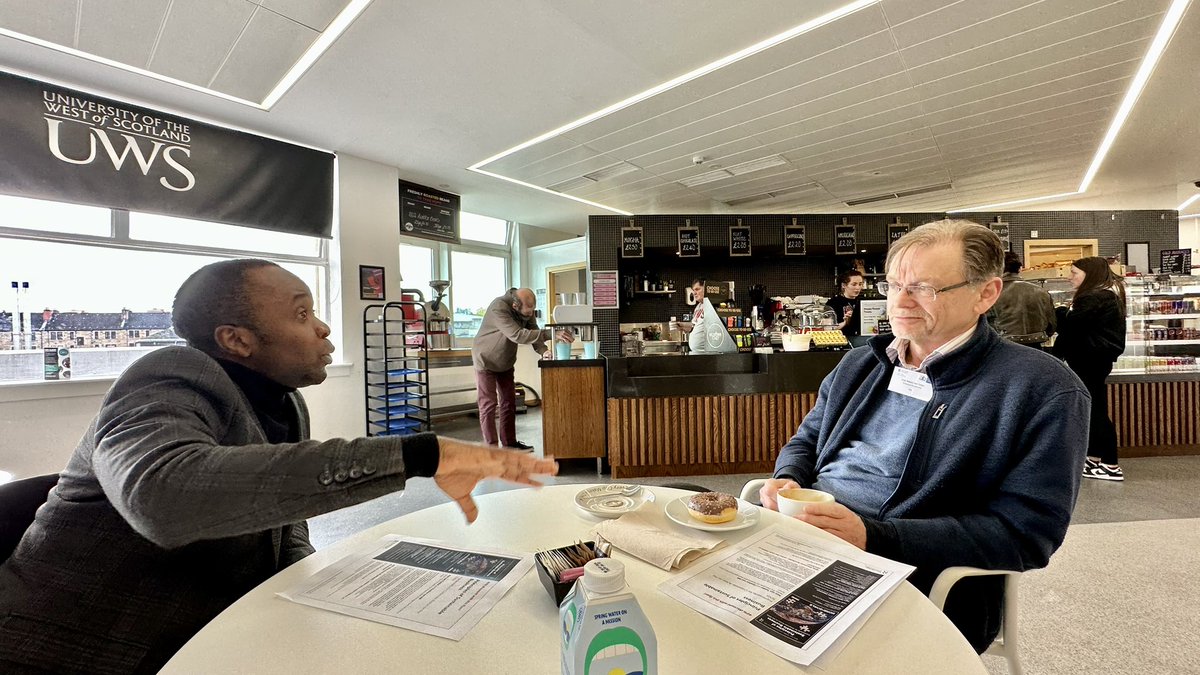 Real honour to have Emeritus Prof Rob Van Tulder from <a href="/RSMErasmus/">Rotterdam School of Management, Erasmus University</a> attending a session orgnaized by <a href="/SILM_UWS/">Social Innovation, Leadership and Management</a> to speak and engage on <a href="/UN/">United Nations</a> #SDGs and l to integrate in in to the curriculum. Special thanks to Prof <a href="/RudolfSinkovics/">Rudolf Sinkovics</a> and <a href="/DrChrisHarrison/">Prof Christian Harrison</a> for making this possible! 🔬