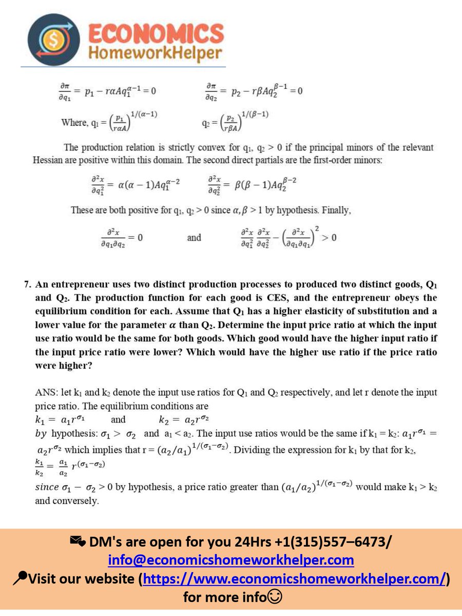 EconomicsHomew2's tweet image. Get ahead in your economics class with our free homework samples. Start studying smarter, not harder.

Just knock on economicshomeworkhelper.com or mail us at info@economicshomeworkhelper.com.
#economicshomeworkhelp #education #homeworkhelp #domyeconomicshomework