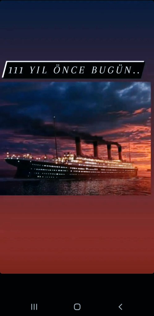 Her sene ısrarla atıcam evet .. #Titanic111