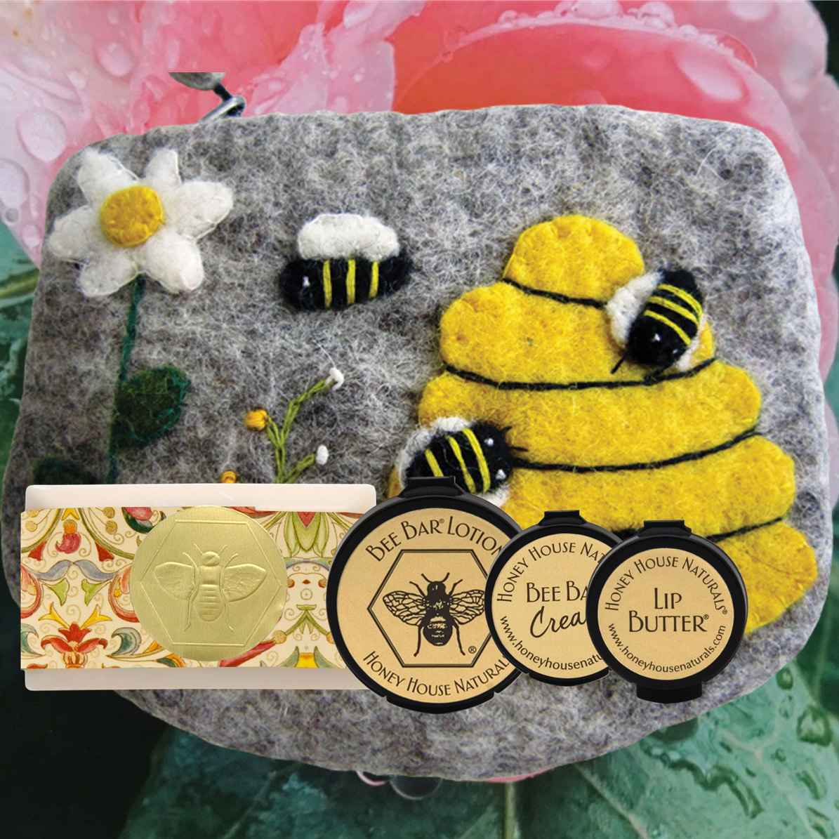beebar1's tweet photo. Enjoy April Showers of deals from the Honey House!  Wool Zipper bags filled with sweet treasures, Foot Bars to start preparing your heels for sandal weather and fragrant, triple-milled soap in gorgeously wrapped paper for springtime gifts! #HoneyHouse #Bee https://t.co/oJygPfoupI https://t.co/rY35pFqDUD
