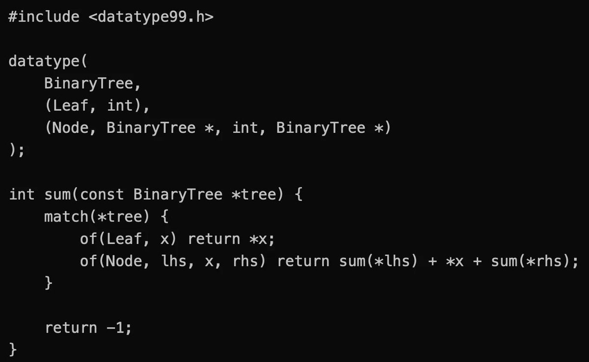 0xor0ne's tweet image. Great collection of obscure features of C programming language by @Jorengarenar

blog.joren.ga/less-known-c

#programming