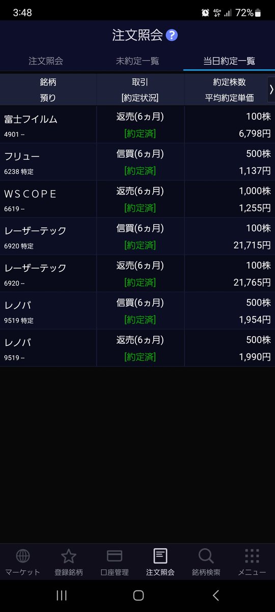 DVOJ0aMdbT7XPOc's tweet photo. 大引け👋😃💦
早番で仕事の為あまり触れず😣今週は8.3万と少なめ😫
会社電波くそったれなんで場中トレード死活問題(´Д`)
私は後3日仕事ですがみなさんは良い週末を😆
#株式投資
#デイトレ
#スイング
#富士フイルム
#レノバ
#WSCOPE
#レーザーテック
#フリュー https://t.co/1oZzR4Xjtd